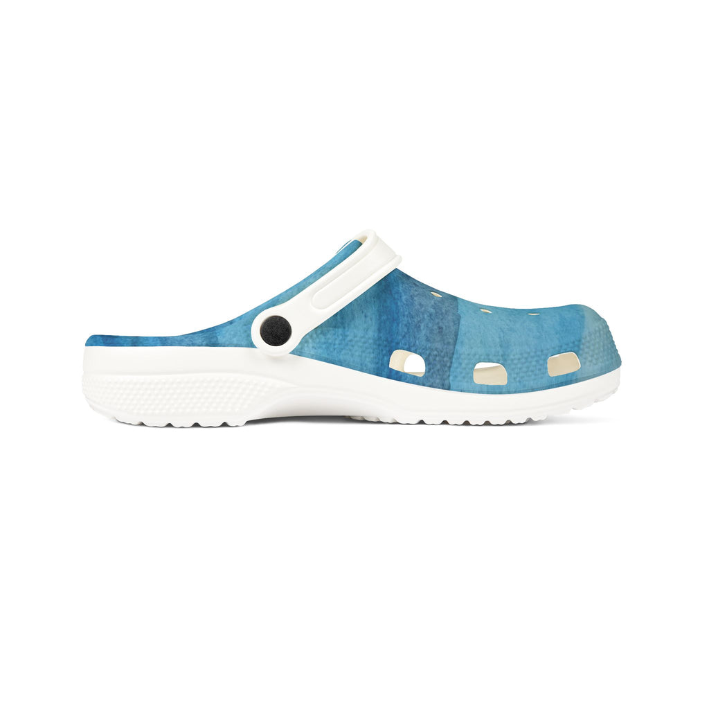 Original wave design watercolour (Jenifergcreates) EVA Foam Rubber Shoes (AOP)