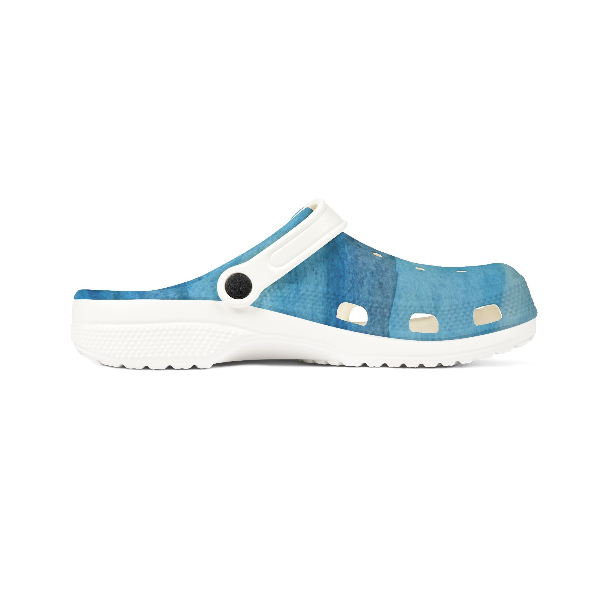 Original wave design watercolour (Jenifergcreates) EVA Foam Rubber Shoes (AOP)